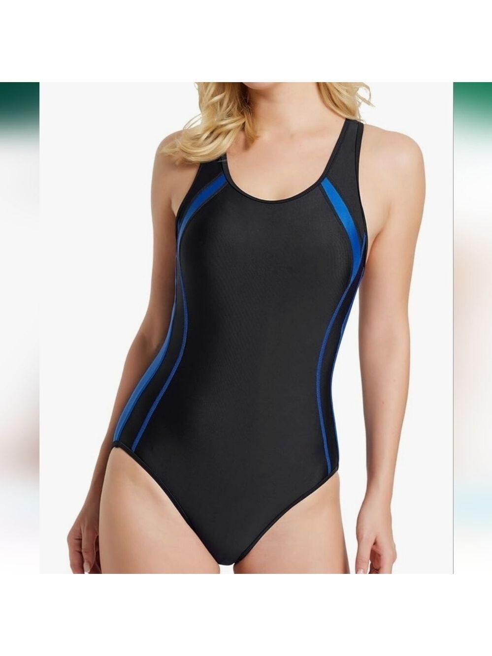 BALEAF Women's Athletic One Piece Swimsuits Lap Swimming Racerback Bathing Suit